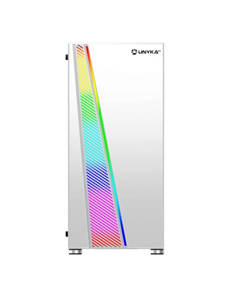 UNYKAch ATX Glayze RGB ATX Blanca