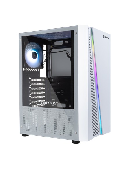 UNYKAch ATX Glayze RGB ATX Blanca