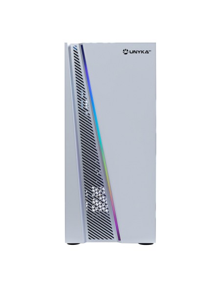 UNYKAch ATX Glayze RGB ATX Blanca