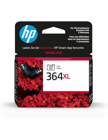 HP 364XL cartucho de tinta Original Alto rendimiento (XL) Foto negro