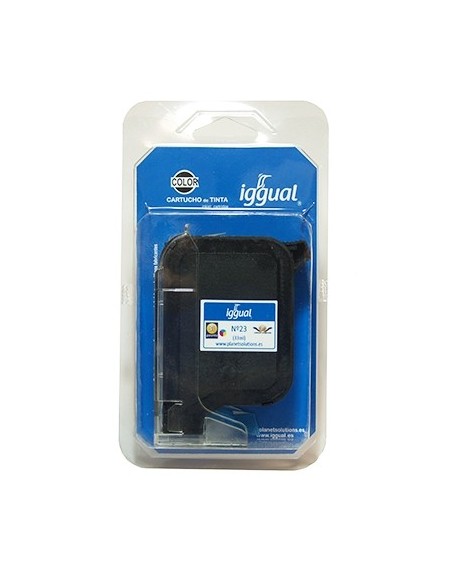 iggual Cartucho Reciclado HP Nº 23 C1823D Color