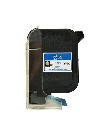 iggual Cartucho Reciclado HP Nº 23 C1823D Color
