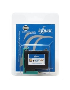 iggual Cartucho Reciclado HP Nº 56 C6656A Negro