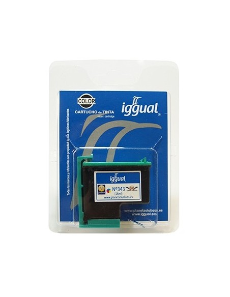 iggual Cartucho Reciclado HP Nº 343 C8766E Color