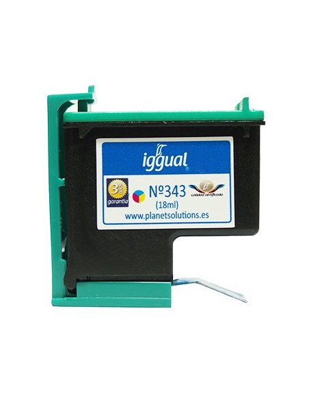 iggual Cartucho Reciclado HP Nº 343 C8766E Color