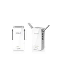 D-Link COVR-P2502 adaptador de red powerline 1300 Mbit s Ethernet Wifi Gris, Blanco 2 pieza(s)