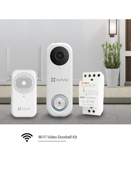 EZVIZ CS-BD-DB1C kit de timbre Blanco