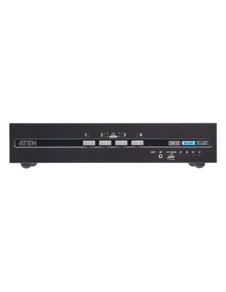 ATEN Switch KVM de seguridad avanzada DVI dual display USB de 4 puertos con CAC (compatible con PSD PP v4.0)