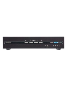 ATEN Switch KVM de seguridad avanzada DVI dual display USB de 4 puertos (compatible con PSD PP v4.0)
