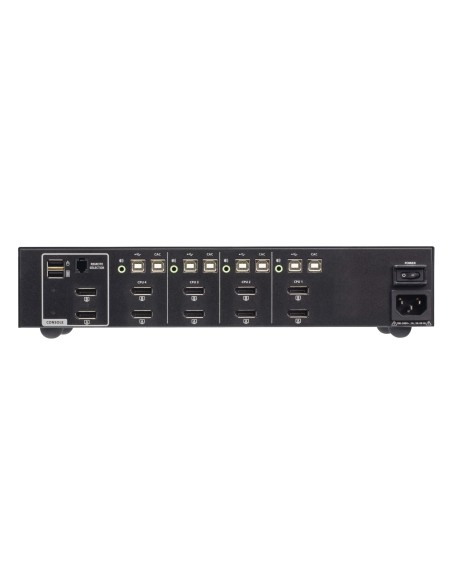 ATEN Switch KVM de seguridad avanzada DisplayPort dual display USB de 4 puertos con CAC (compatible con PSD PP v4.0)