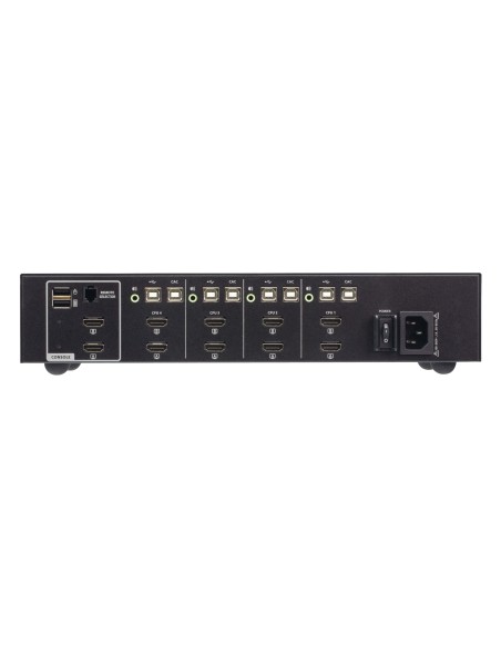 ATEN Switch KVM de seguridad avanzada HDMI dual display USB de 4 puertos con CAC (compatible con PSD PP v4.0)