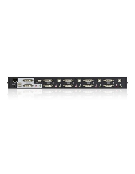 Aten CS1644A interruptor KVM Montaje en rack Negro