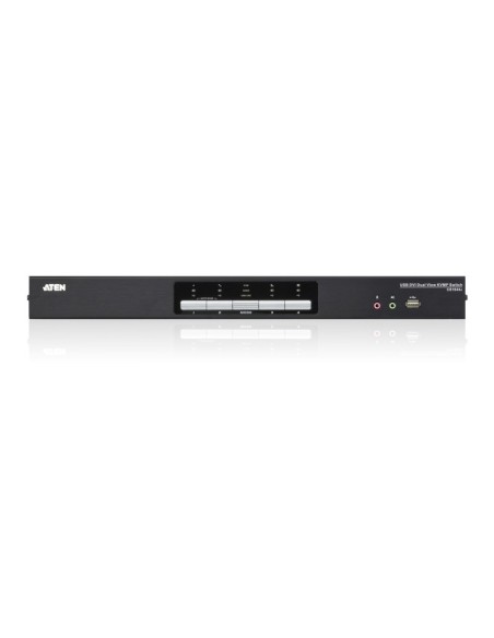 Aten CS1644A interruptor KVM Montaje en rack Negro
