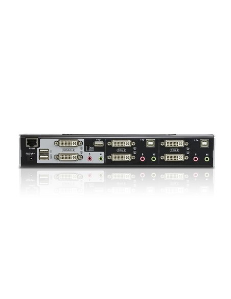 ATEN Switch KVMP™ DVI Audio dual link dual display USB de 2 puertos