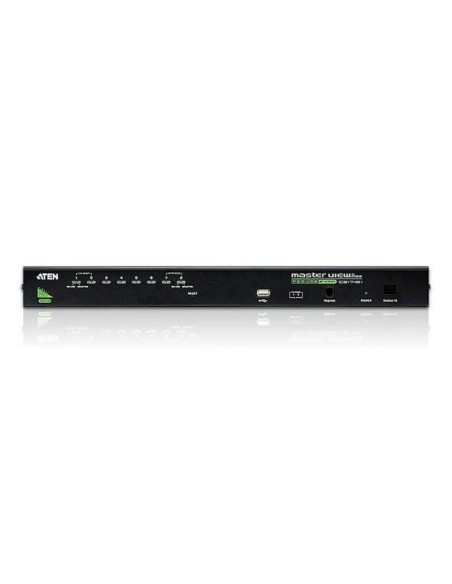 Aten CS1708A interruptor KVM Montaje en rack Negro