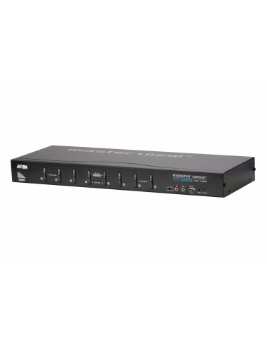 Aten Switch KVM DVI Audio USB de 8 puertos