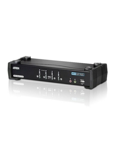 ATEN Switch KVMP™ DVI Audio dual link USB de 4 puertos