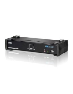 ATEN Switch KVMP™ DVI Audio dual link (7.1 canales) USB de 2 puertos