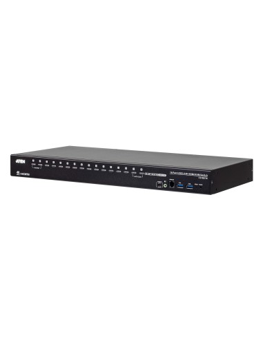 Aten Switch KVM HDMI 4K USB 3.0 de 16 puertos