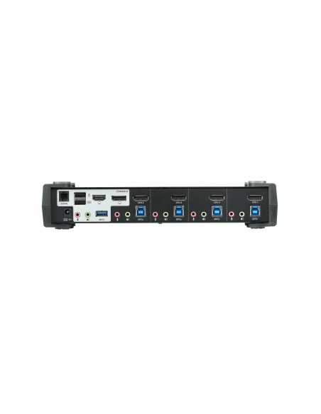 ATEN Switch KVMP™ DisplayPort 4K MST USB 3.0 de 4 puertos (cables incluidos)