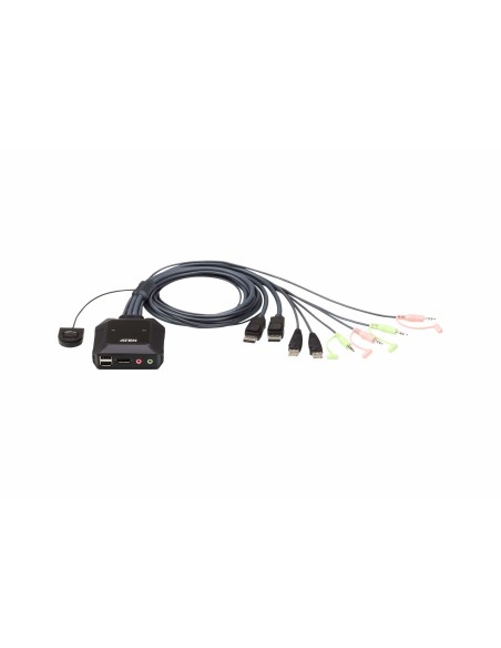 Aten CS22DP-AT interruptor KVM Negro