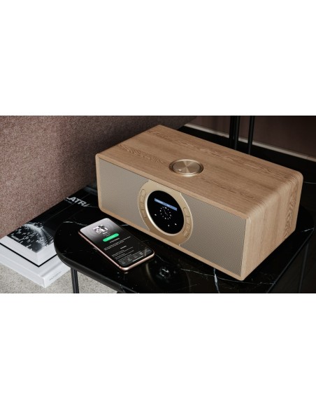 Sharp DR-I470 PRO Reloj Analógico y digital Marrón, Oro