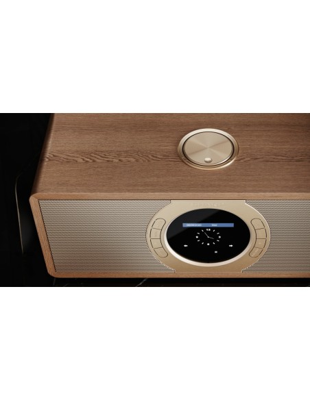 Sharp DR-I470 PRO Reloj Analógico y digital Marrón, Oro