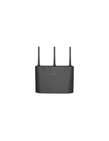 D-Link DSL-3682 router inalámbrico Doble banda (2,4 GHz   5 GHz) Ethernet rápido Negro