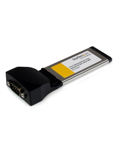 StarTech.com Tarjeta Adaptadora ExpressCard 34 de 1 Puerto Serie DB9 UART 16950 RS232 Express Card 34mm - Basada en USB