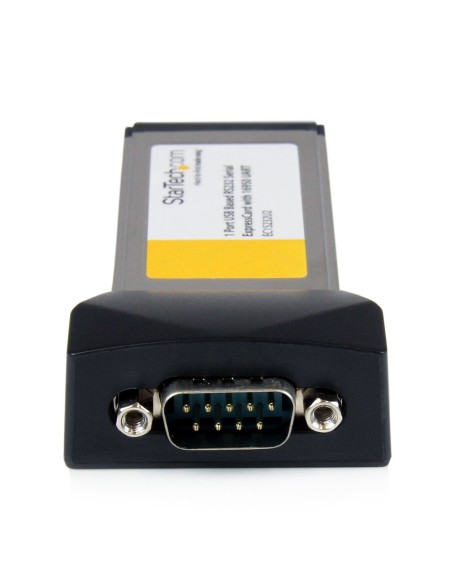 StarTech.com Tarjeta Adaptadora ExpressCard 34 de 1 Puerto Serie DB9 UART 16950 RS232 Express Card 34mm - Basada en USB