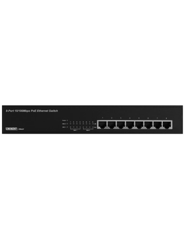 Eminent EM4431 switch No administrado Fast Ethernet (10 100) Negro Energía sobre (PoE)