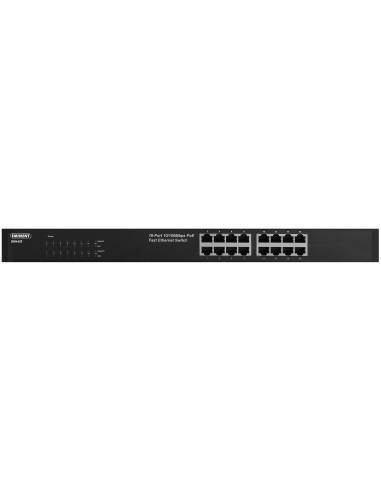 Eminent EM4433 switch No administrado Fast Ethernet (10 100) Negro Energía sobre (PoE)