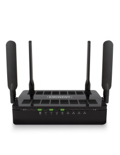 Eminent EM4720 router inalámbrico Doble banda (2,4 GHz   5 GHz) Gigabit Ethernet Negro