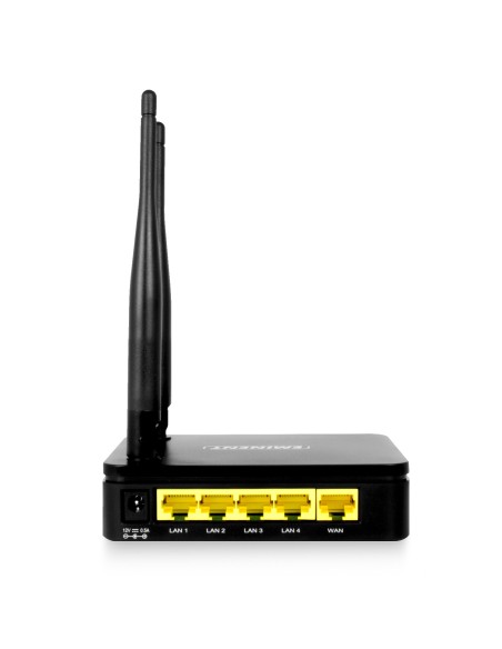 Eminent EM4700 router inalámbrico Banda única (2,4 GHz) Ethernet rápido Negro