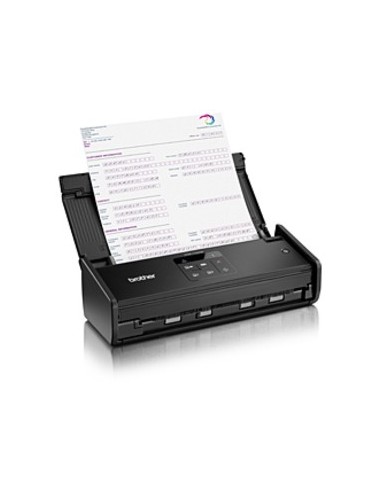 Brother ADS-1100W escaner 600 x DPI Escáner con alimentador automático de documentos (ADF) Negro A4