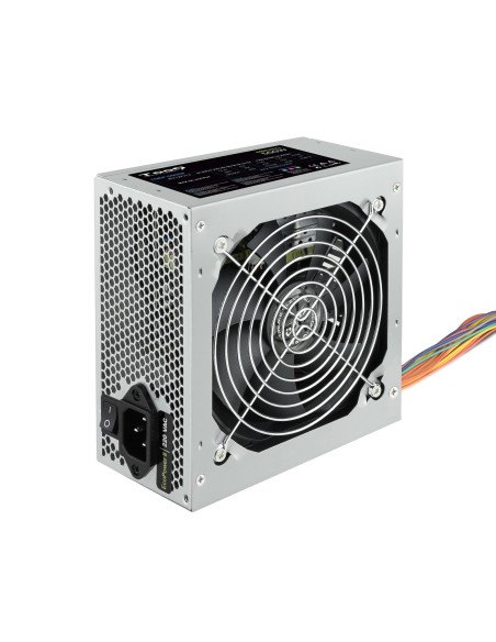 TooQ FUENTE ATX 500W PFC COOLER 12CM SILENCIOSO CAJA RETAIL COLOR PLATA