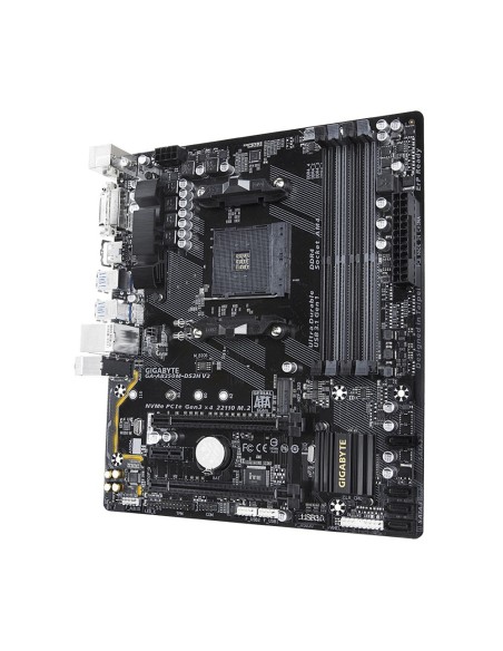 Gigabyte GA-AB350M-DS3H V2 (rev. 1.1) Zócalo AM4 AMD B350 Micro ATX