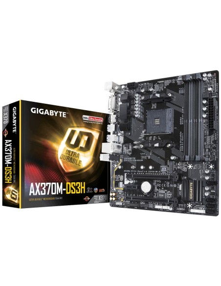 Gigabyte GA-AX370M-DS3H placa base AMD X370 Zócalo AM4 micro ATX