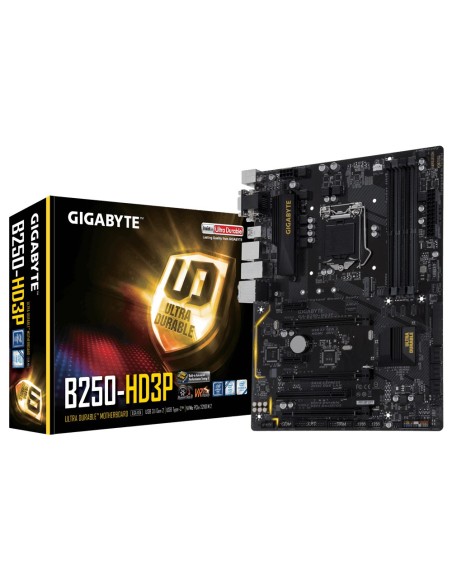Gigabyte GA-B250-HD3P placa base Intel® B250 LGA 1151 (Zócalo H4) ATX
