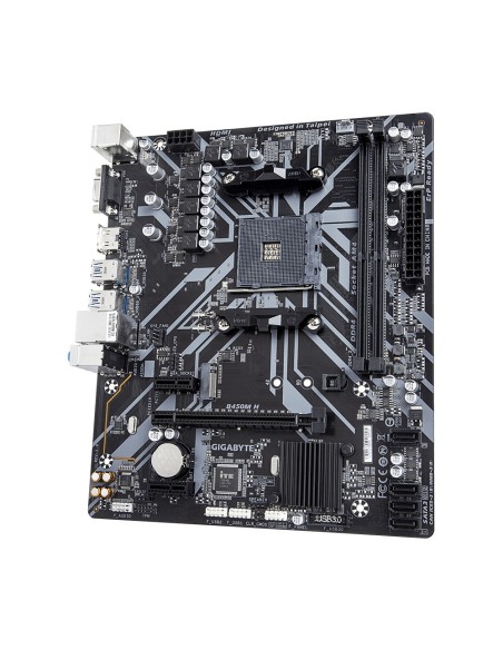 Gigabyte B450M H placa base AMD B450 Zócalo AM4 micro ATX