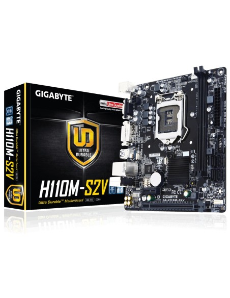 Gigabyte GA-H110M-S2V (rev. 1.0) Intel® H110 LGA 1151 (Zócalo H4) micro ATX