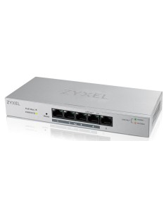 ZyXEL GS1200-5HP Gestionado Gigabit Ethernet (10 100 1000) Gris Energía sobre (PoE)