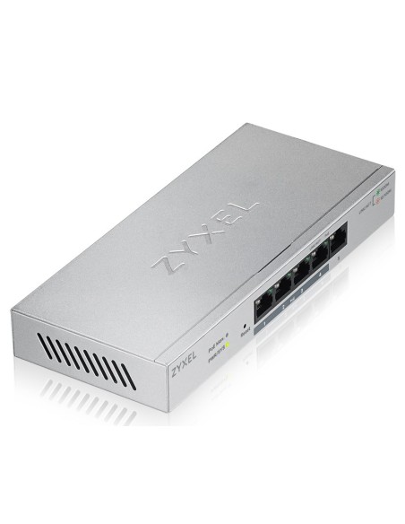 ZyXEL GS1200-5HP Gestionado Gigabit Ethernet (10 100 1000) Gris Energía sobre (PoE)