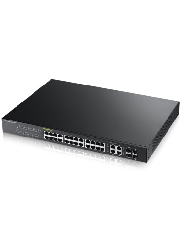 Zyxel GS1920-24HP Gestionado L2 Gigabit Ethernet (10 100 1000) Negro Energía sobre (PoE)