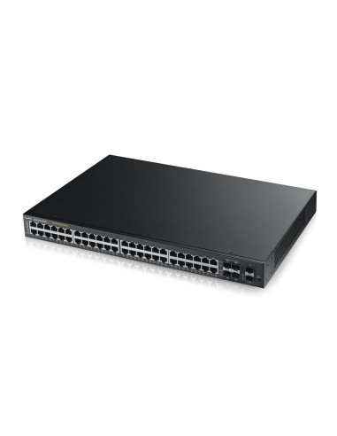 Zyxel GS2210-48HP Gestionado L2 Gigabit Ethernet (10 100 1000) Negro 1U Energía sobre (PoE)