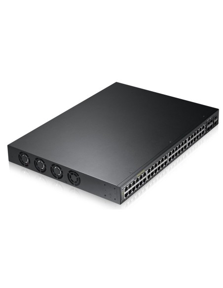 Zyxel GS2210-48HP Gestionado L2 Gigabit Ethernet (10 100 1000) Negro 1U Energía sobre (PoE)