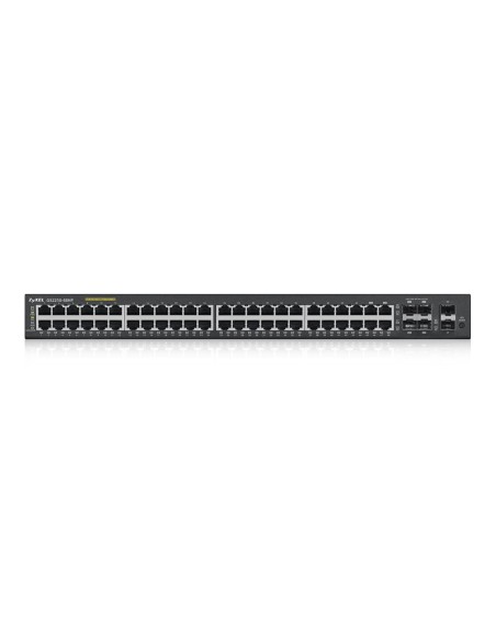 Zyxel GS2210-48HP Gestionado L2 Gigabit Ethernet (10 100 1000) Negro 1U Energía sobre (PoE)