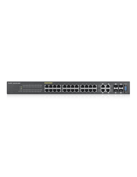 Zyxel GS2210-24 Gestionado L2 Fast Ethernet (10 100) Negro Energía sobre (PoE)