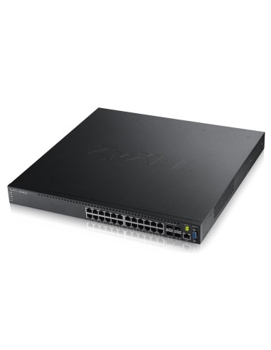 Zyxel GS3700-24 L2+ Gigabit Ethernet (10 100 1000) Negro