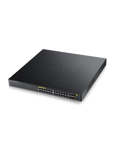 Zyxel GS3700-24HP Gestionado L2+ Gigabit Ethernet (10 100 1000) Energía sobre Ethernet (PoE) Negro